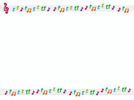 Musical frame Musical frame