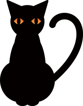 Halloween black cat Halloween black cat