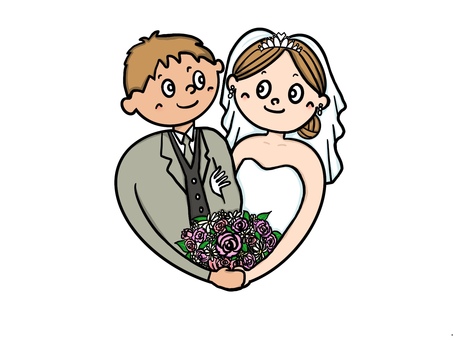 Two people to get married Two people to get married