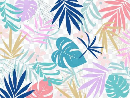 Tropical plant pattern Tropical plant pattern