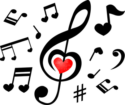 Heart's music symbol Heart's music symbol