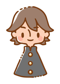 Image of a boy wearing a school uniform Image of a boy wearing a school uniform