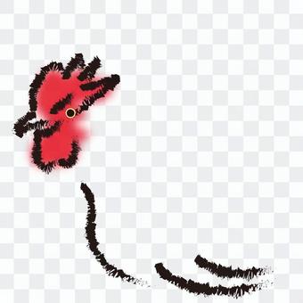 Chicken brush painting Chicken brush painting