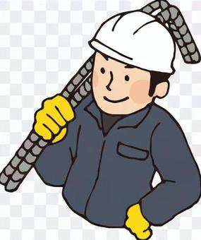 Construction (rebar work) Construction (rebar work)