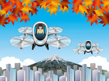Fuji (22) Autumn drone taxi Fuji (22) Autumn drone taxi