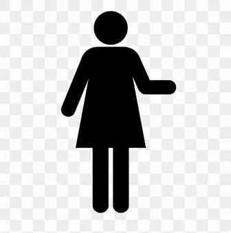 Pictogram (female_communication) Pictogram (female_communication)