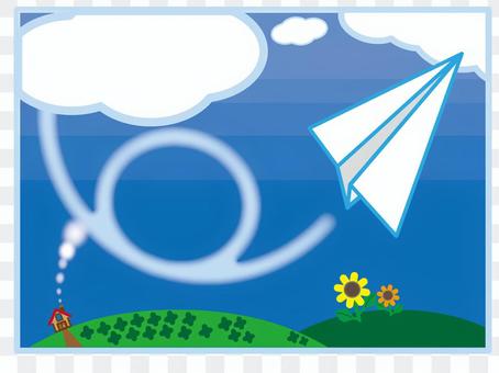 Paper flying machine Paper flying machine