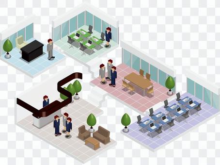 Office / building / company / building / cross section 2 Office / building / company / building / cross section 2