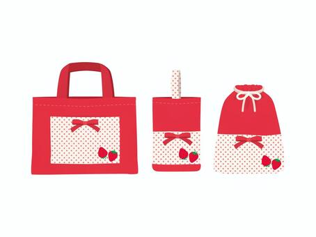 Sedge bag set _ Red Sedge bag set _ Red