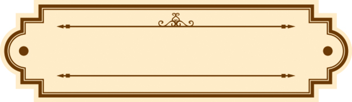 Message plate frame rectangle Message plate frame rectangle