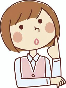 Female employee Female employee