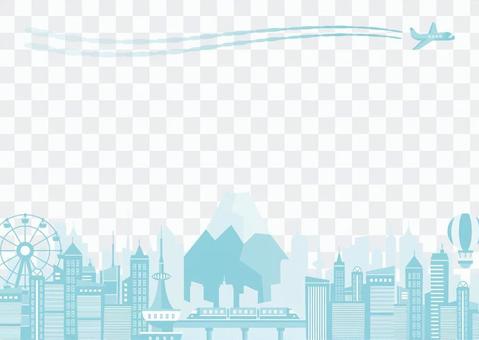 Summer background frame 014 cityscape urban Summer background frame 014 cityscape urban