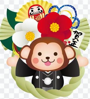 Shimekari and Osaru emblem style Shimekari and Osaru emblem style