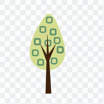 Scandinavian trees (green, drop type) Scandinavian trees (green, drop type)
