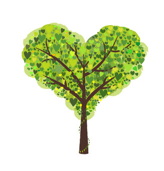 Trees and hearts Trees and hearts