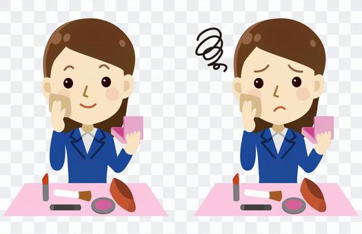 Employee Female Makeup Glue Front Line None Employee Female Makeup Glue Front Line None