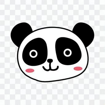 Panda's face Panda's face