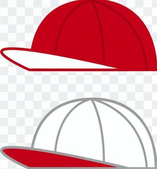Red and white hat, red and white hat Red and white hat, red and white hat