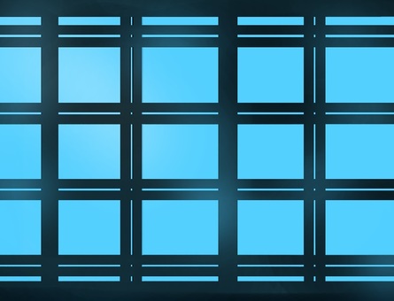 Lattice window (blue sky) Lattice window (blue sky)