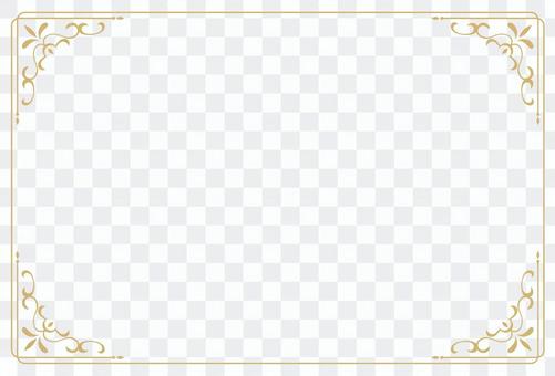 Classic decorative ruling 3 postcard size Classic decorative ruling 3 postcard size
