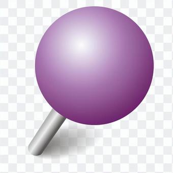 Push pin purple Push pin purple