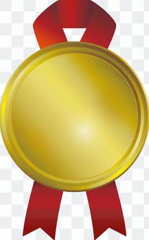 Red ribbon golden medal frame frame decorative frame background picture Red ribbon golden medal frame frame decorative frame background picture