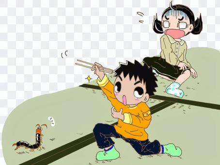Catch the centipede! Catch the centipede!