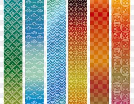 Japanese pattern / Japanese style / pattern set Japanese pattern / Japanese style / pattern set