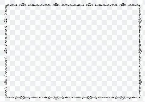 Elegant cute decorative frame black and white Elegant cute decorative frame black and white
