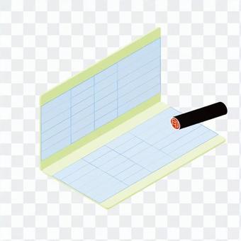 Passbook and seal Passbook and seal