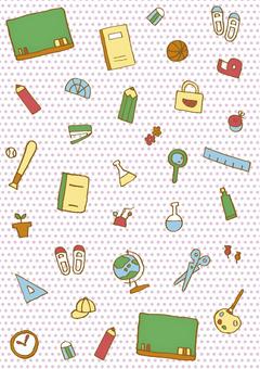Background pattern school Background pattern school