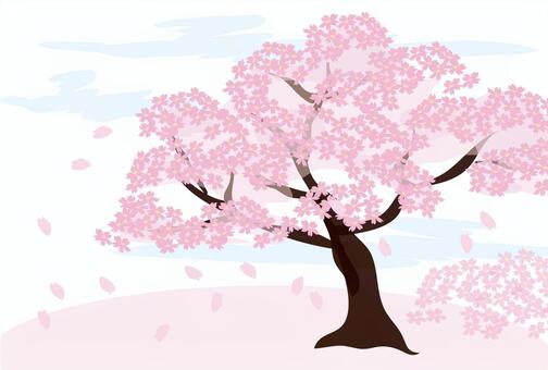 Cherry tree illustration Cherry tree illustration