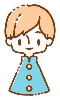 Gakuran boy image_simple color Gakuran boy image_simple color