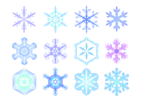 Snowflake material Snowflake material