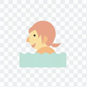 Women swimming Women swimming