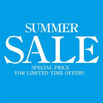 Summer SALE ☆ promotional flyer poster square Summer SALE ☆ promotional flyer poster square