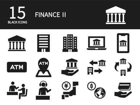Finance icon set Finance icon set