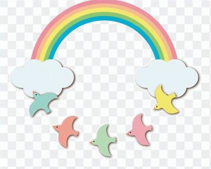 Birds over the rainbow Birds over the rainbow