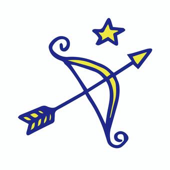 Constellation Sagittarius Yellow Constellation Sagittarius Yellow