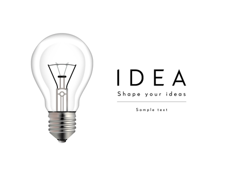 Vector light bulb Vector light bulb