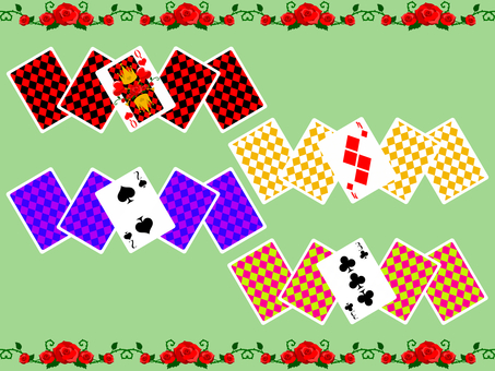 Playing cards line # 2 Playing cards line # 2