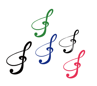 Colorful sound symbol Colorful sound symbol