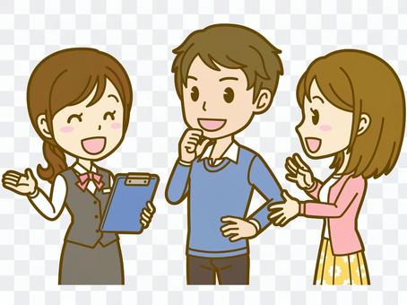 女性(受付):A_接客01BS 女性(受付):A_接客01BS