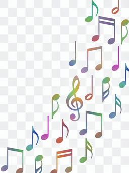 Musical note wallpaper image colorful music background material illustration Musical note wallpaper image colorful music background material illustration