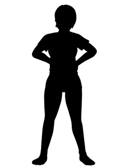 Nio standing radio calisthenics silhouette Nio standing radio calisthenics silhouette