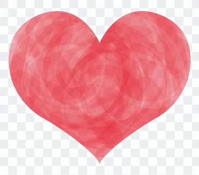 Handwritten watercolor Pink Heart icon Symbol picture Handwritten watercolor Pink Heart icon Symbol picture