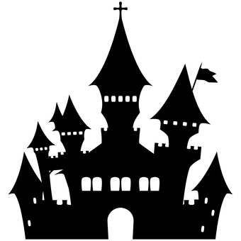 Castle silhouette Castle silhouette