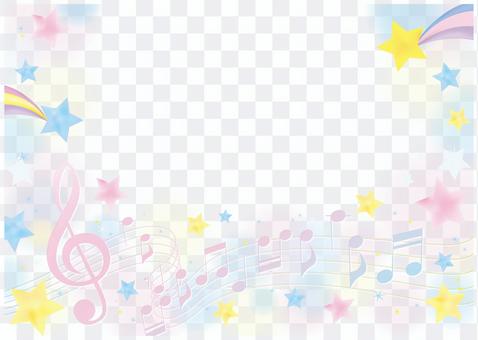 Graceful music frame of stars 2 Graceful music frame of stars 2