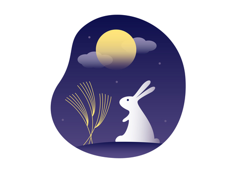 Moon viewing Moon viewing September September rabbit Moon viewing Moon viewing September September rabbit