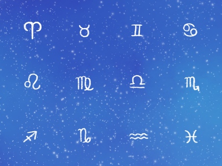 Constellation sign background illustration Constellation sign background illustration